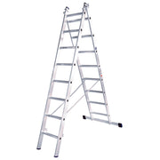 ILLER-LEITER - Sprossenleiter Mehrzweckleiter 52010 2-tlg,2x10 Spr., ALu