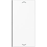 Jung - Abdeckung/Bedienelement für Installationsschalterprogramme Taste 2-fach aws LS 402 TSAP WW Symbol Auf/Ab − 1 Stück