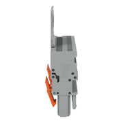WAGO - Ein- und mehrpolige Klemmenleiste 1-Leiter-Federleiste 769-115/145-000 CAGECLAMP,4mm²,gr − 10 Stück