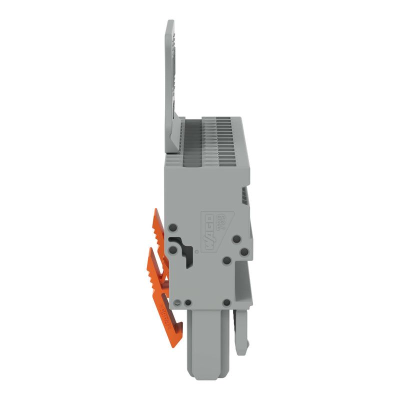 WAGO - Ein- und mehrpolige Klemmenleiste 1-Leiter-Federleiste 769-115/145-000 CAGECLAMP,4mm²,gr − 10 Stück