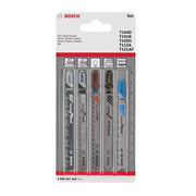 Bosch - Sägeblatt Sortiment 5-tlg. Stichsägeblatt-Set 2608667856 Allrounder, T-Schaft