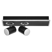 Ledvance - Decken-/Wandleuchte LED-Spotstrahler Decor #4058075833814 2 Spots, schwarz