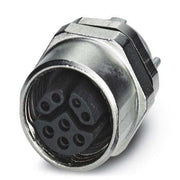 Phoenix Contact - Rundsteckverbinder, feldkonfektionierbar (Industriesteckverbinder) Einbaubuchse VS-08-DSIV-L#1456666 − 20 Stück