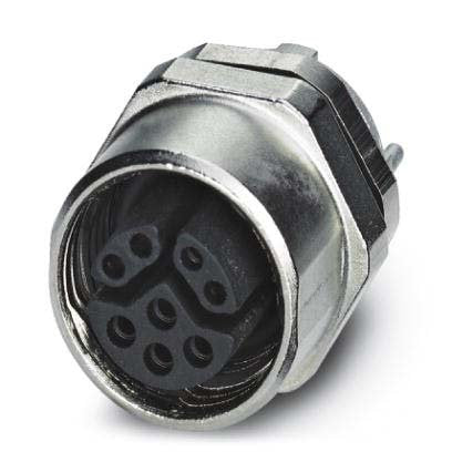 Phoenix Contact - Rundsteckverbinder, feldkonfektionierbar (Industriesteckverbinder) Einbaubuchse VS-08-DSIV-L#1456666 − 20 Stück