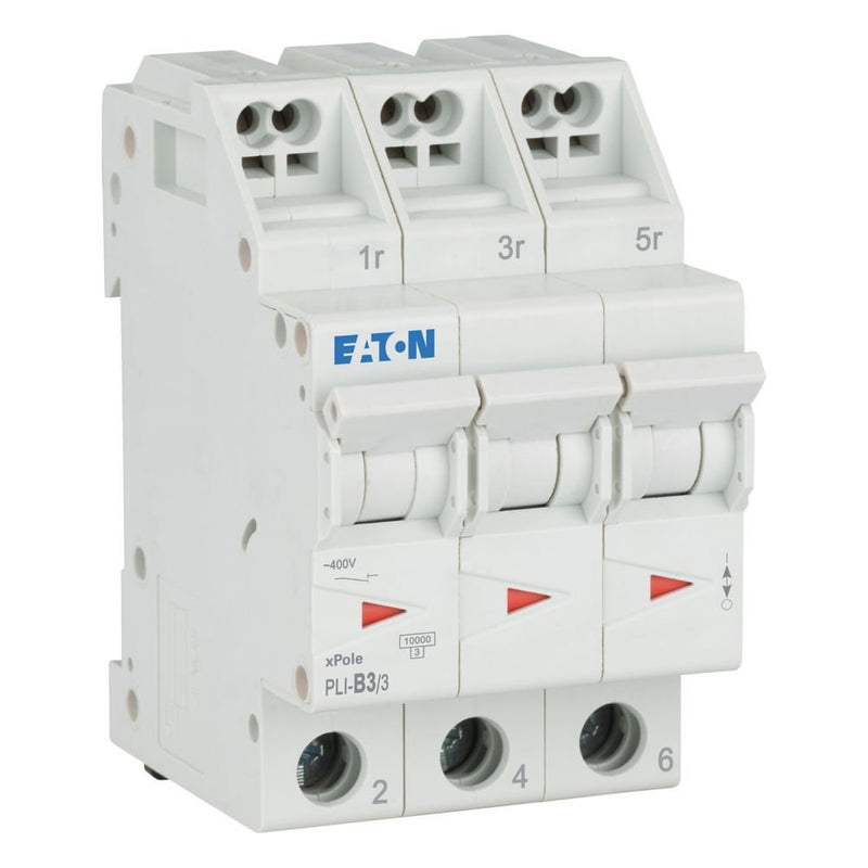 Eaton - Leitungsschutzschalter PLI-B3/3 3 A, 3p,Steckkl. B