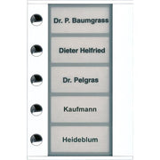TCS Tür Control - Montageelement für Türstation Audioaußenstation 1-reihig PDT05-WS/04 Erw. 5 Tasten weiß