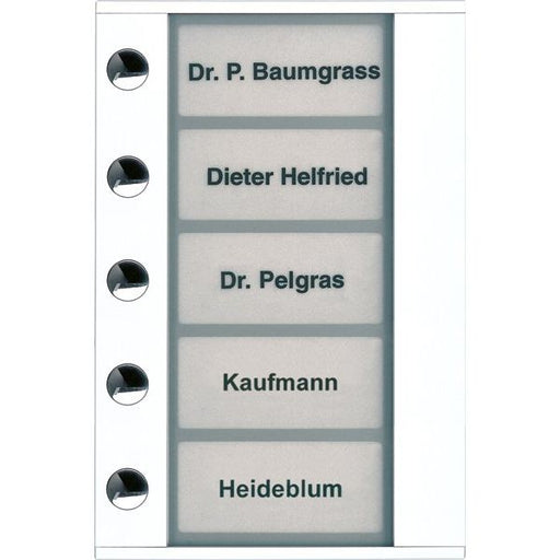 TCS Tür Control - Montageelement für Türstation Audioaußenstation 1-reihig PDT05-WS/04 Erw. 5 Tasten weiß