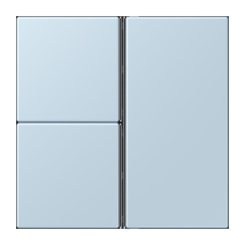 Jung - Abdeckung/Bedienelement für Installationsschalterprogramme Tastensatz 3fach LC 403 TSA 208 outremerclair