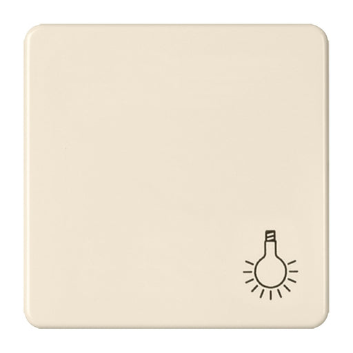 Elso - Abdeckung/Bedienelement für Installationsschalterprogramme Wippe m.Symbol Licht ELG233114 reinweiß