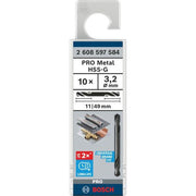 Bosch - Bohrer PRO Metal HSS-G 2608597584 Spiralbohrer mit