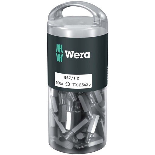Wera - Bit-Set 6-rund Bit 072449(VE100) TX 25x25mm