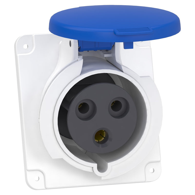 Schneider Electric - CEE-Anbausteckdose (IEC 60309) Industriesteckdose PKF32F423 gewinkelt, 32A, 2p+E