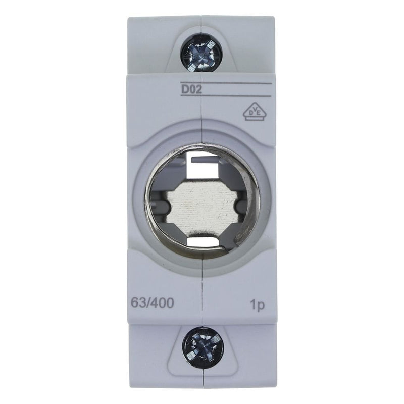 Eaton - NH-Sicherungsunterteil Sicherungsunterteil PDD02-1 1 polig D02 63A − 15 Stück