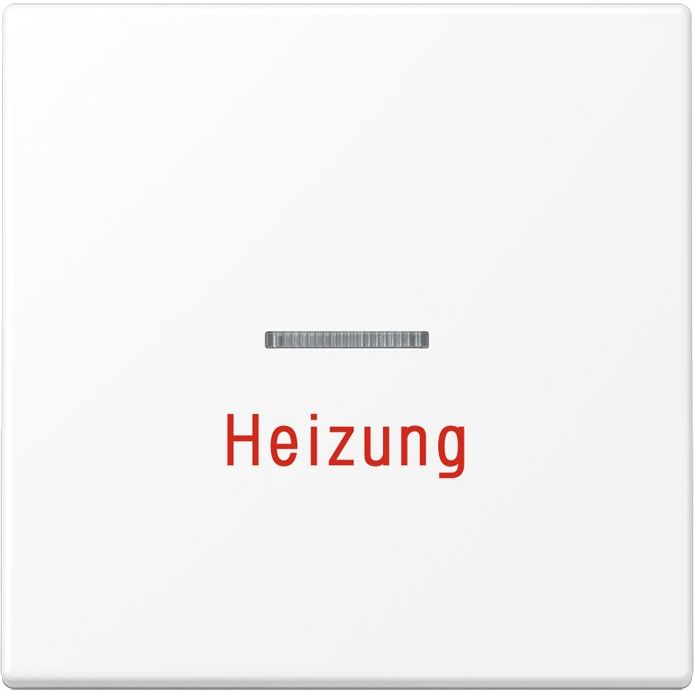 Jung - Abdeckung/Bedienelement für Installationsschalterprogramme Wippe 1-fach LS 990 H WWM schneeweiß matt