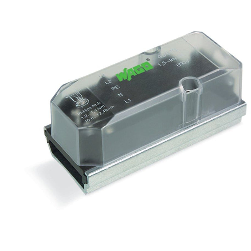 WAGO - Flachleitungsadapter für steckbare Gebäudeinstallation Abgriffmodul 895-1052 5x10mm²,transp. − 25 Stück