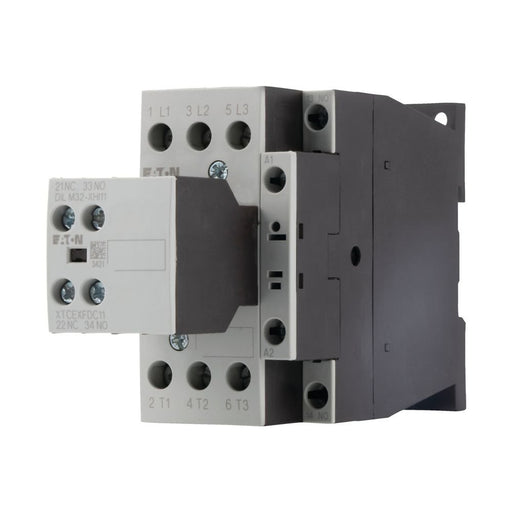 Eaton - Leistungsschütz zum Schalten von Wechselstrom Leistungsschütz DILM32-21(RDC24) 2S/1Ö 15kW/400V,AC