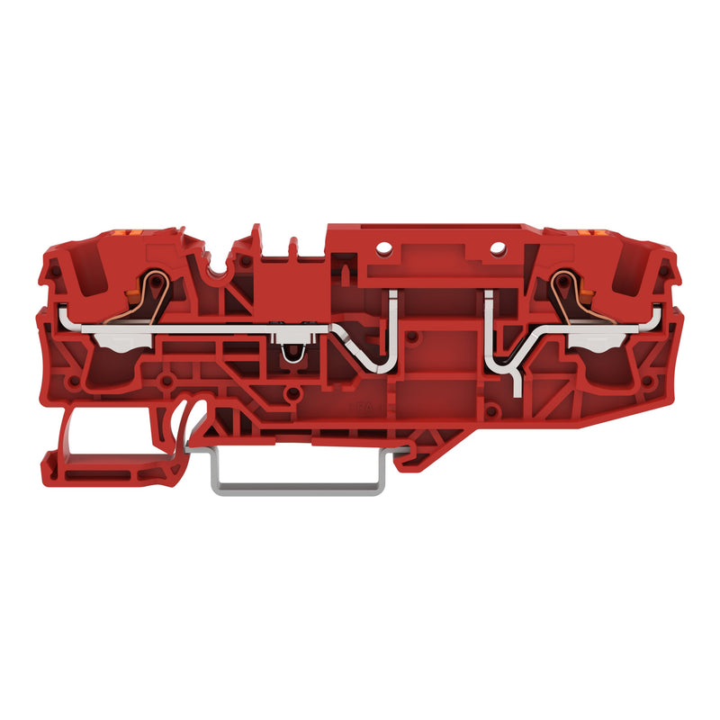 WAGO - Durchgangs-Reihenklemme 2-Leiter-Basisklemme 2206-1663 35x15 und 35x7,5,rot − 25 Stück