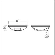 Zumtobel - Bussystem-Sensorüberwachung Deckensensor ED-EYE halogenfrei IP20