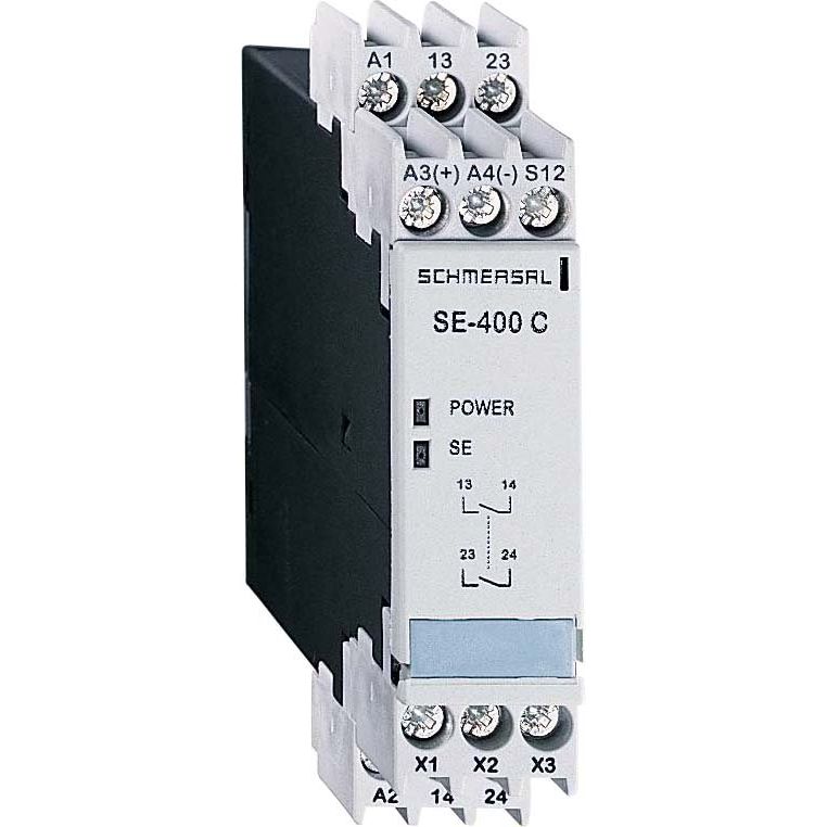 Schmersal - Gerät zur Überwachung von sicherheitsgerichteten Stromkreisen Auswerteeinheit SE-400C  − 1 Stück