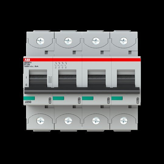 ABB Stotz S&J - Leitungsschutzschalter Strangsicherung S804PV-SP100 100A, 4-polig
