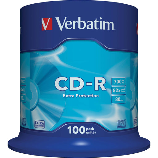 Verbatim - Speichermedium digital CD-R 43411 (VE100 Cakebox 100 Discs