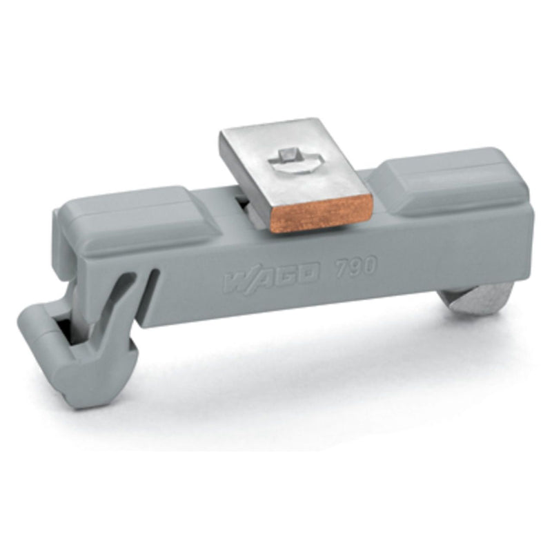 WAGO - Zubehör/Ersatzteile für Klemmen Träger mit Ableitfuß 790-110 Schiene,15mm,gr − 25 Stück