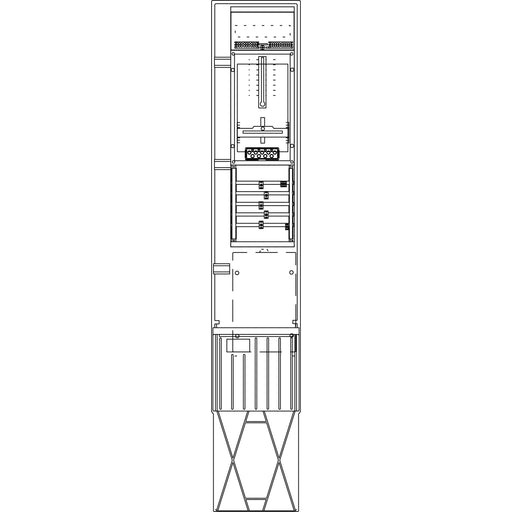Elsta Mosdorfer - Zähler-Komplettschrank Zähleranschlusssäule ZS331.N2.12 A330 N2 1Z 3.HZ 12TE