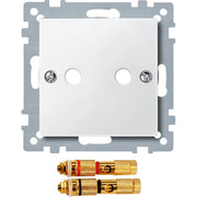 Merten - Einsatz/Abdeckung für Kommunikationstechnik Zentralplatte pws 469319 für Lauts.-Verbinder