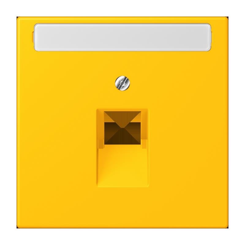 Jung - Einsatz/Abdeckung für Kommunikationstechnik Abdeckung für IAE/UAE LC 969-1 NAUA 263 le jaune vif (4320W)