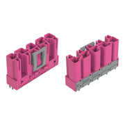 WAGO - Leiterplattensteckverbinder Stecker für Leiterplatten 770-895/080-000 5-polig,pink − 50 Stück
