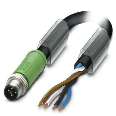 Phoenix Contact - Konfektioniertes Sensor-Aktor-Kabel Powerleitung SAC-4P-MST #1408814 5,0m 4-pol. RAL7021