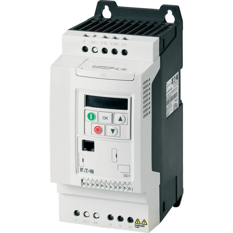 Eaton - Frequenzumrichter =< 1 kV Frequenzumrichter 3phasig DC1-327D0NB-A20CE1 230V 7A 1.5kW AC