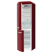 Gorenje - Kühl-/Gefrierkombination Kühl/Gefrierkombi ONRK 619 DR-L burgun Retrodesign