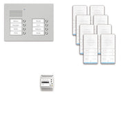 TCS Tür Control - Türsprech-Set audio:pack Unterputz f.8WE PAUF082/001 m. Außenstation PUK
