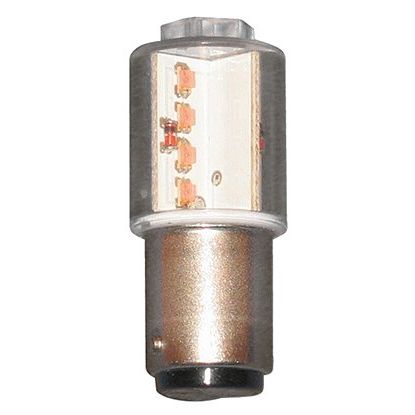 Scharnberger+Hasenbein - Anzeige- und Signallampe LED-Leuchte 18,5x45mm 35702 Ba15d 24/28VAC/DCugn  − 1 Stück