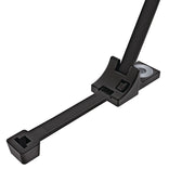 HellermannTyton - Kabelbinder Befestigungsbinder 156-00408(100) schwarz − 100 Stück