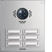 Elcom - Klingeltableau für Türkommunikation AP-Türstation TAP-6/2 Stabila alu f.BTC 6/2 AP