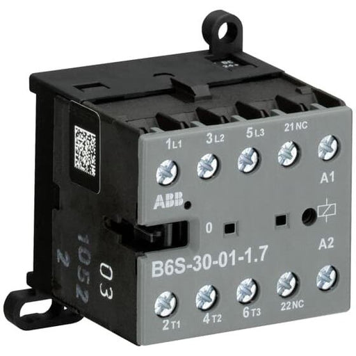 ABB Stotz S&J - Leistungsschütz zum Schalten von Wechselstrom Kleinschütz B6S-30-01-2.8-72 1Ö 17-32VDC 2,8W