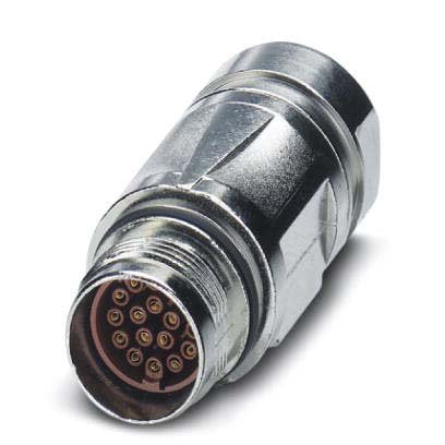Phoenix Contact - Rundsteckverbinder, feldkonfektionierbar (Industriesteckverbinder) Kupplungssteckverbinder ST-08S1N8A9004S