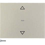 Berker - Bussystem-Tastwippe KNX-Funk Jalousie-Taste 85245273 edelstahl lackiert