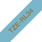 Brother - Verbrauchsmaterial für Telefax/Drucker/MFC Textilbänder TZe-RL34 4m/12mm hbl/gold