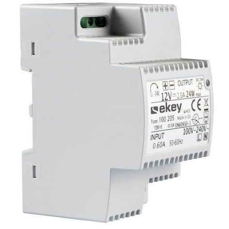 Ekey (AT) - Gleichstromversorgung Netzteil Reiheneinbau 100205 REG 230VAC/12VDC/2A