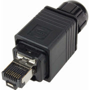 Harting - Rechtecksteckverbinder, Set (Industriesteckverbinder) Steckverbinder 09352260421 RJ-45, PushPull − 10 Stück