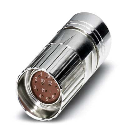 Phoenix Contact - Rundsteckverbinder, feldkonfektionierbar (Industriesteckverbinder) Kabelsteckverbinder RF-12S2N8A80DU − 20 Stück