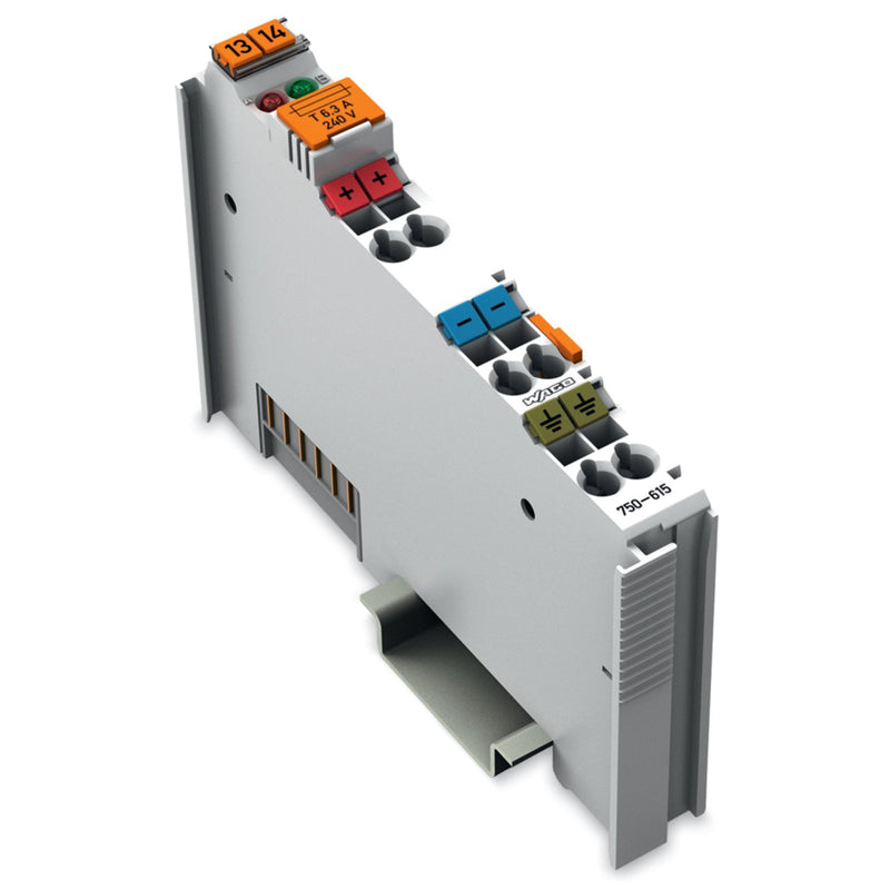 WAGO - Feldbus, Dez. Peripherie - Einspeise- und Segmentmodul Potentialeinspeisung 750-615 AC12V Sicherungshalt