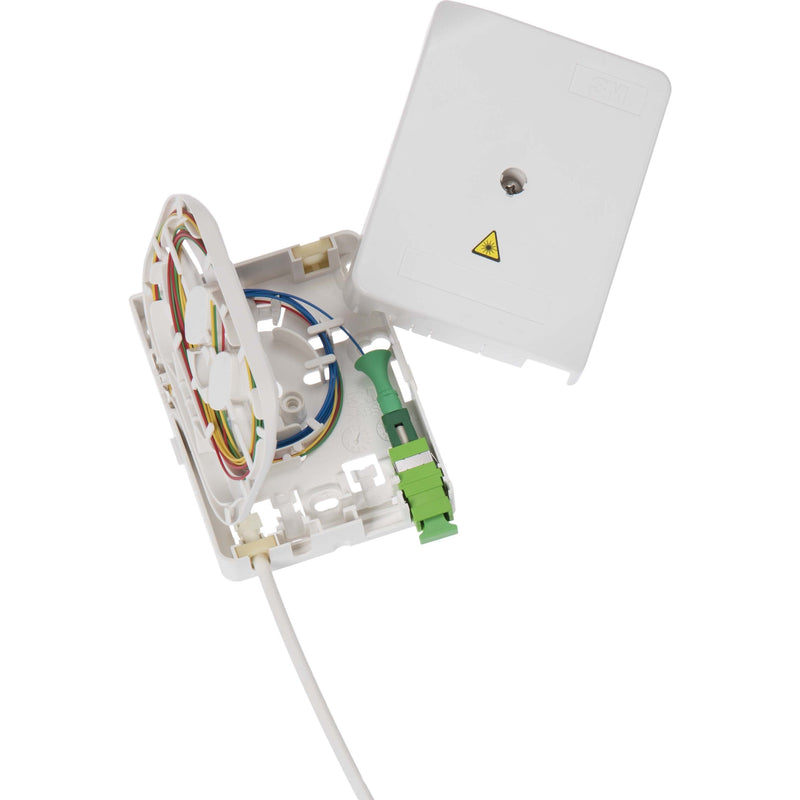 Corning - Kommunikationsanschlussdose LWL FTTH-Anschlussdose UU003645908 1 od.2 SC-Kupplungen − 10 Stück