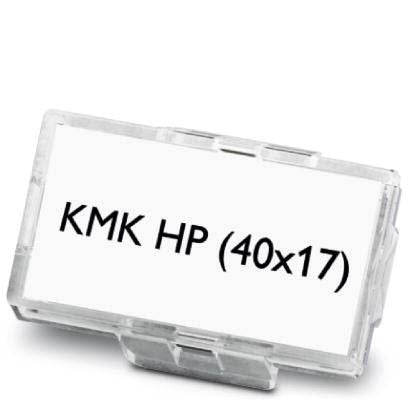 Phoenix Contact - Kabelmarkierungssystem Kabelmarkerträger KMK HP (40X17) transparent, 40x17mm − 50 Stück