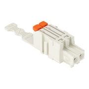 WAGO - Kabelsteckverbinder für Leiterplattensteckverbinder 1-Leiter-Federleiste 27341102327000300000 PushinCAGECLAMP,lgr − 100 Stück