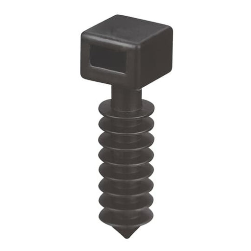 ABB Stotz S&J T&B - Befestigungssockel und -element für Kabelbinder Befestigungssockel TC5358 mit Dübel − 100 Stück