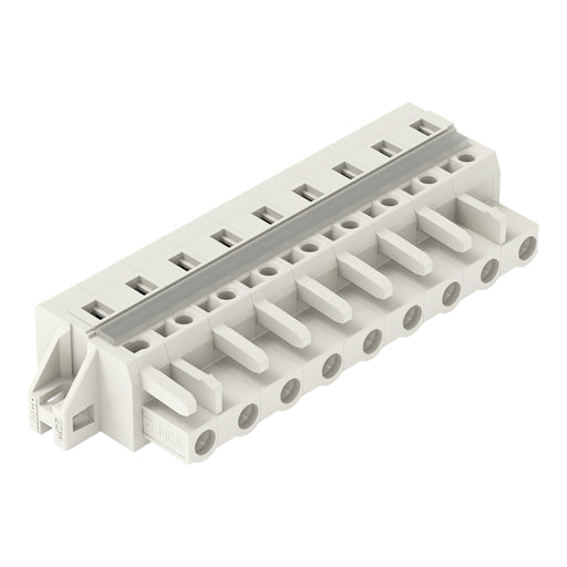 WAGO - Kabelsteckverbinder für Leiterplattensteckverbinder 1-Leiter-Federleiste 721-209/027-000 CAGECLAMP 2,5mm²,lgr − 25 Stück